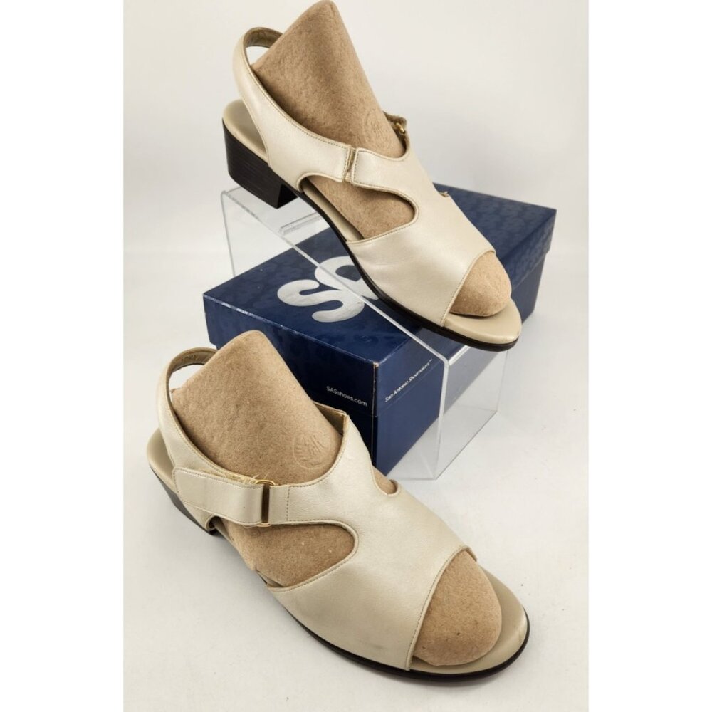 SAS‎ Women's Size 10.5 M Suntimer Lusso Comfort Leather Heeled Sandals Shoes